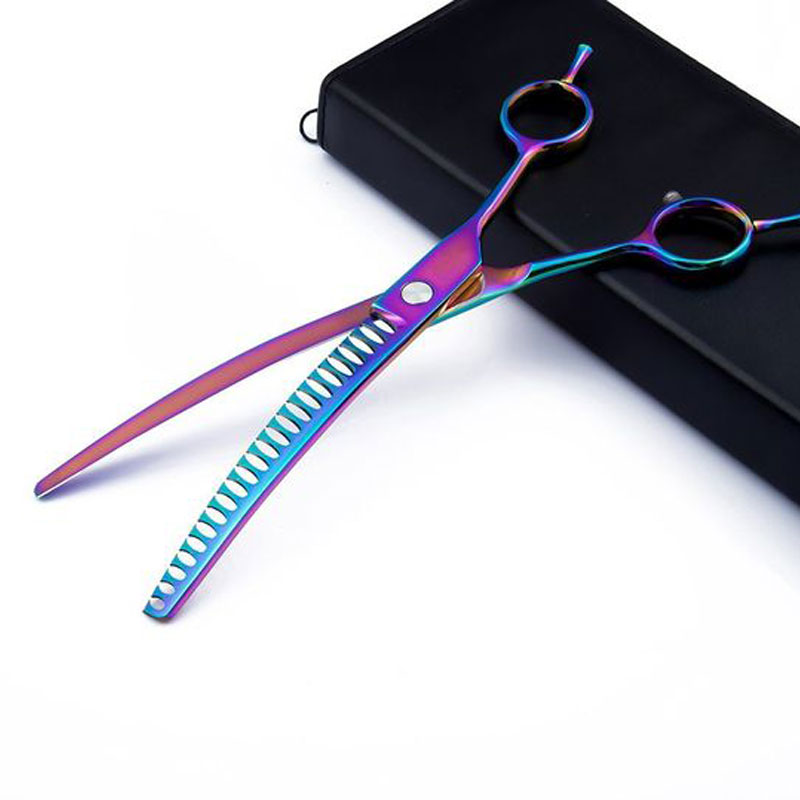 multi color and  Coating Handle Dog Hair Cutting thinning Shears