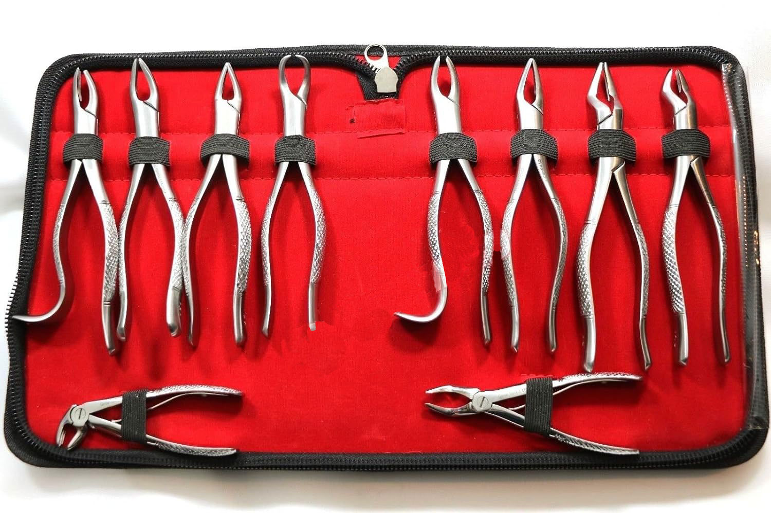 Set of 10 Each German Stainless Oral Dental Extraction Surgery EXTRACTING Forceps Dental Instrument