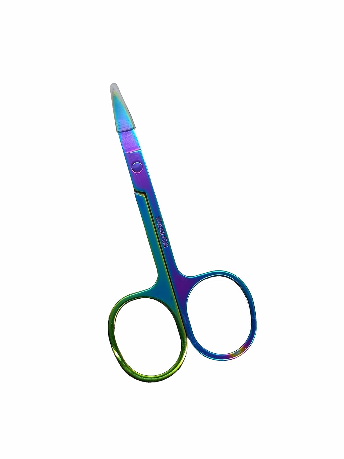 Stainless Steel Mini Nail Cuticle Beauty Color Rainbow Scissors 